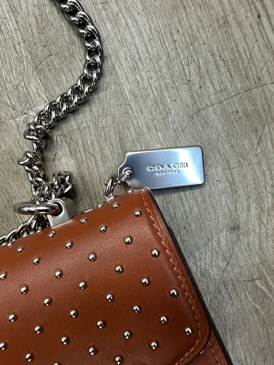 Coach Klare Envelope Crossbody Bag
With Rivets - Picture 7 of 13